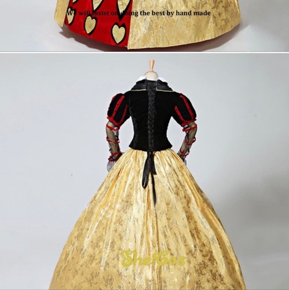 Red Queen/Queen of Hearts cosplay/costume - Picture 3 of 6
